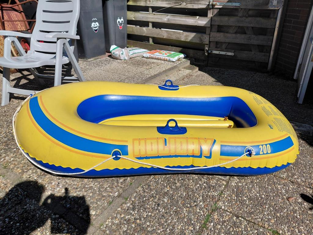 Opblaas bootje., Ophalen of Verzenden, Gebruikt, Overige typen