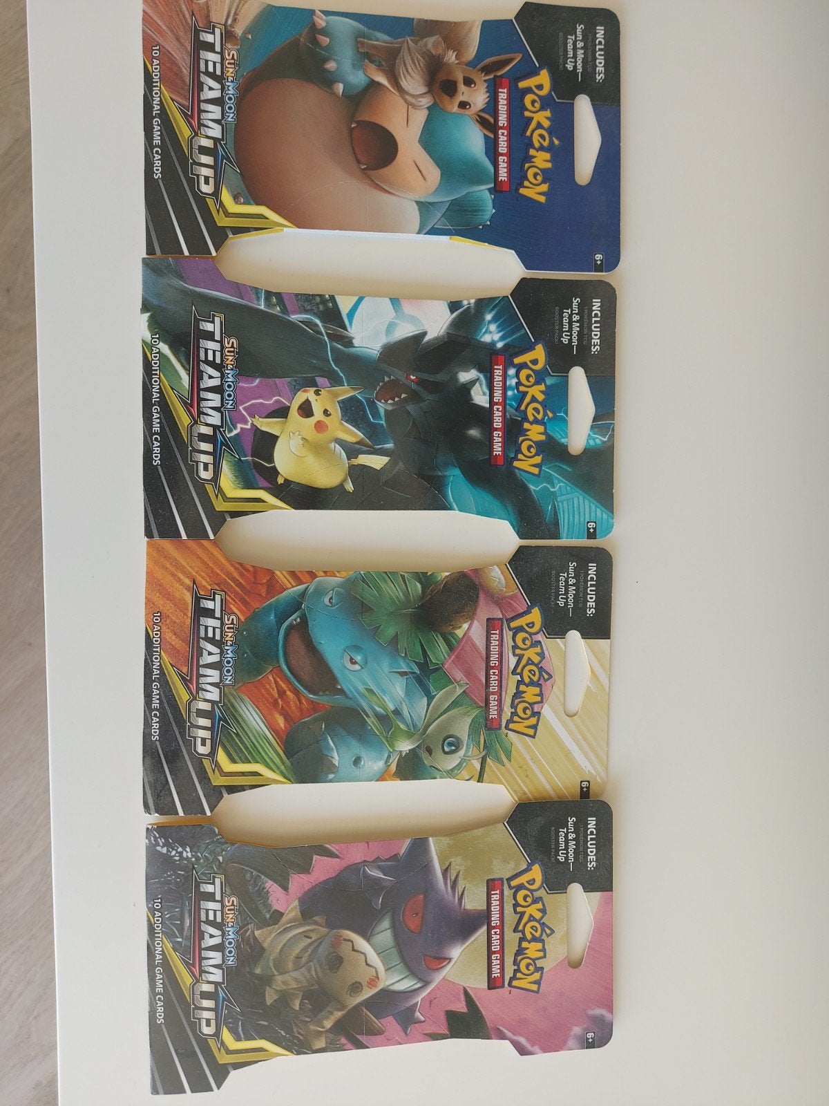 Pokémon Sun & Moon Team Up Booster Packs (4 stuks), Ophalen of Verzenden