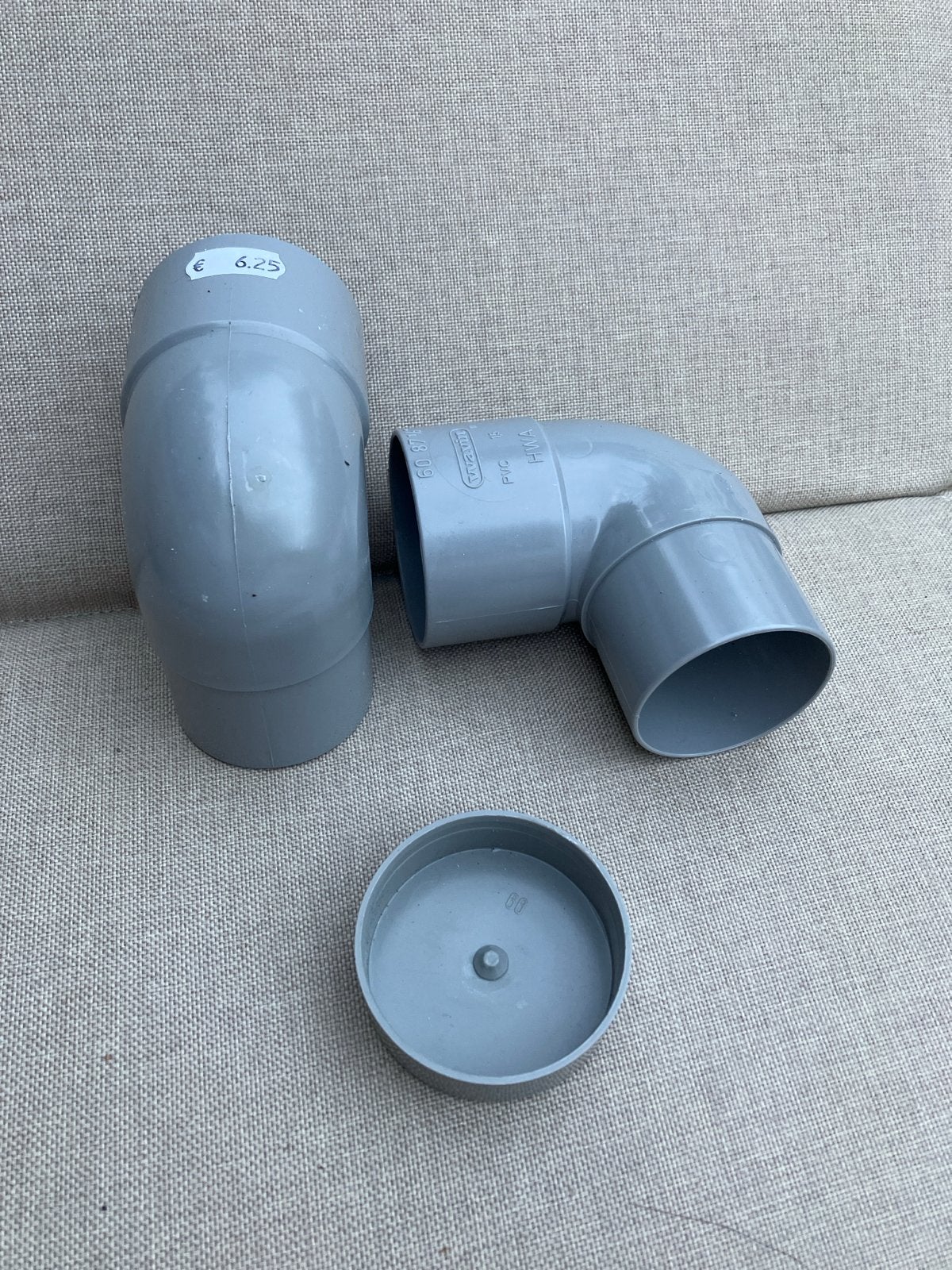 PVC 60mm Hoekstukken voor Afvoer - Nieuw, Doe-het-zelf en Verbouw, Bochten, Pvc, 60 tot 80 mm, Nieuw