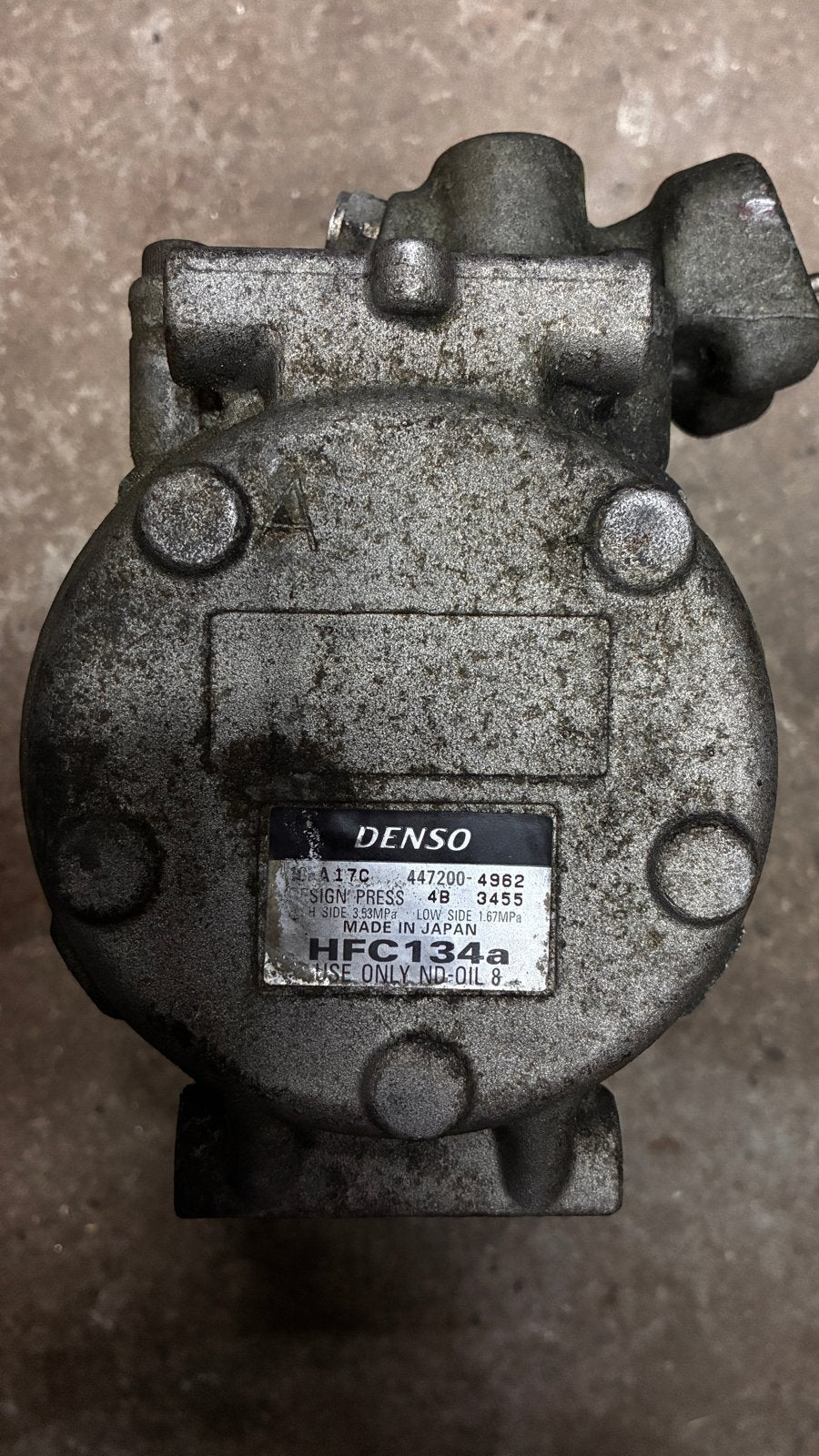99- discovery DENSO Airco Compressor HFC-134a - Gebruikt, Ophalen of Verzenden, Gebruikt, Overige automerken
