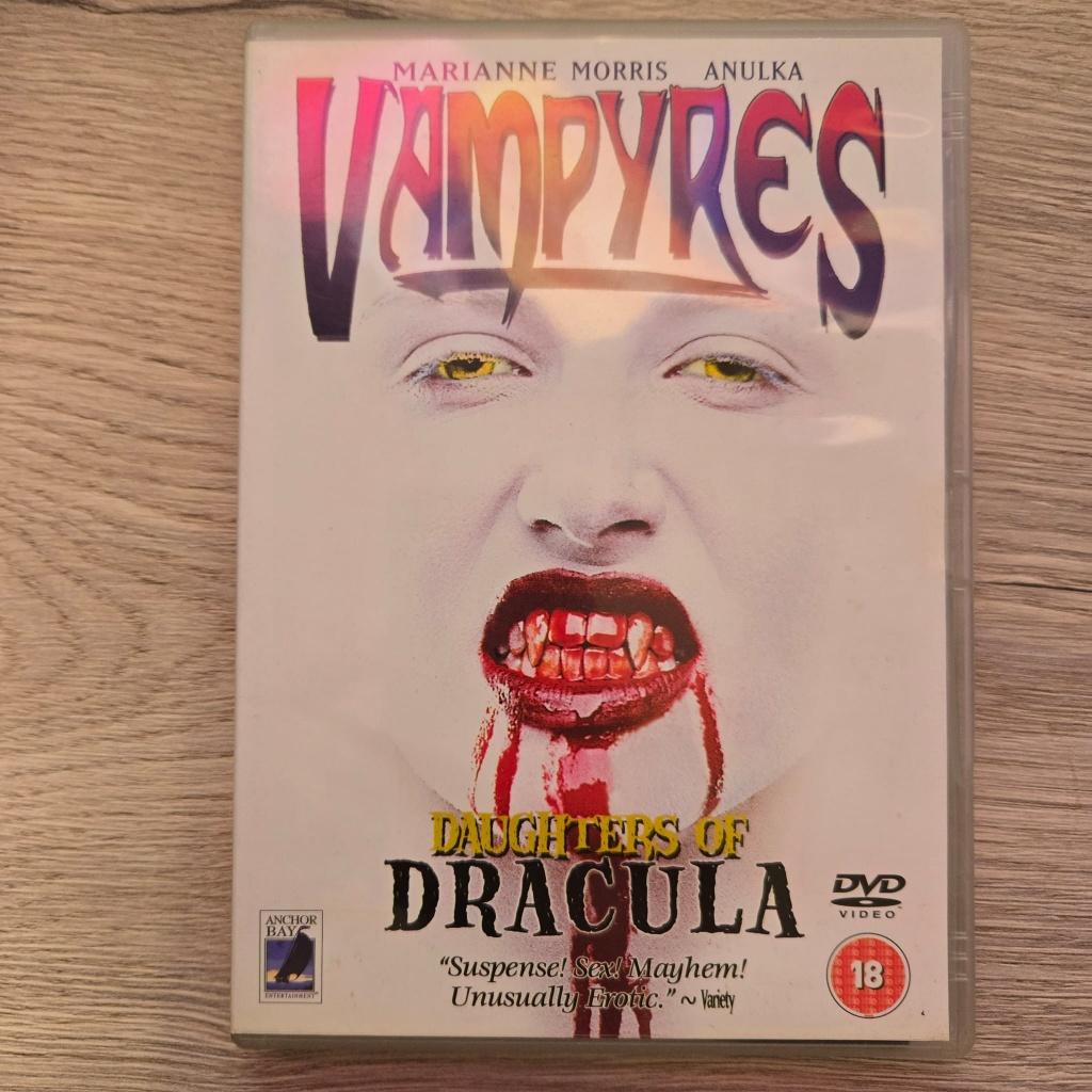 Vampyres - Daughters of Dracula (Anchor Bay) 4 = 3 ACTIE, Alle leeftijden, Ophalen of Verzenden, Zo goed als nieuw, Overige genres