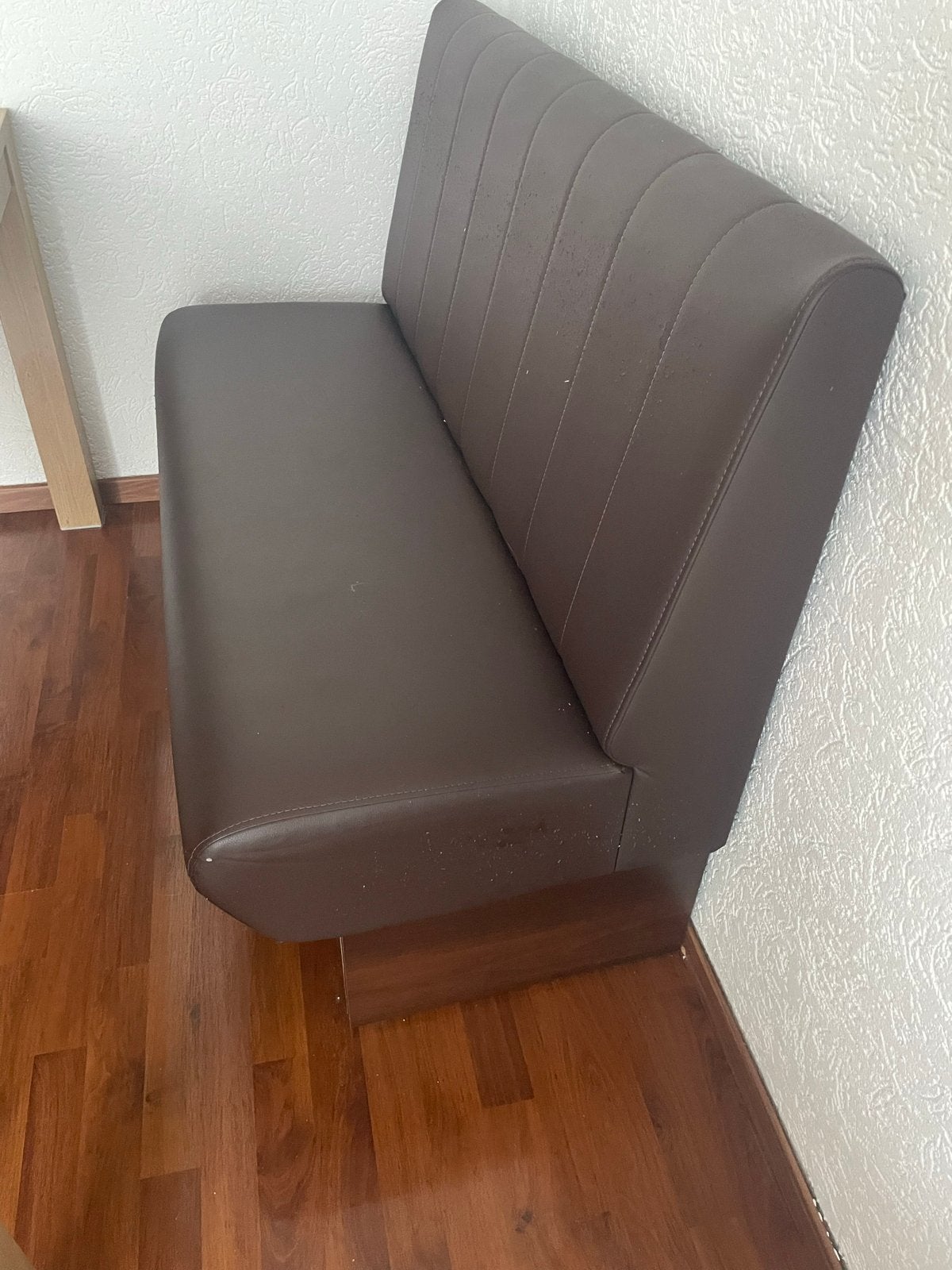 Bank voor eettafel 120cm - Gebruikt met lichte krassen, Ophalen, Overige materialen, Gebruikt, Tweepersoons