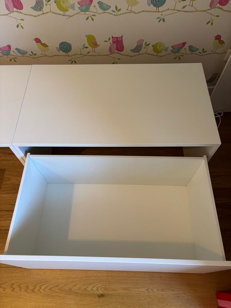 Smastad 3 opbergkasten kinderkamer, Huis en Inrichting, Ophalen, Overige materialen, Gebruikt, 100 tot 150 cm