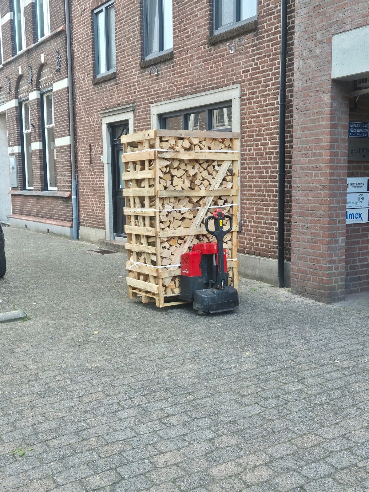 Beukenhout 2 m³ - Droog brandhout in krat, Minder dan 3 m³, Ophalen of Verzenden, Beukenhout, Blokken