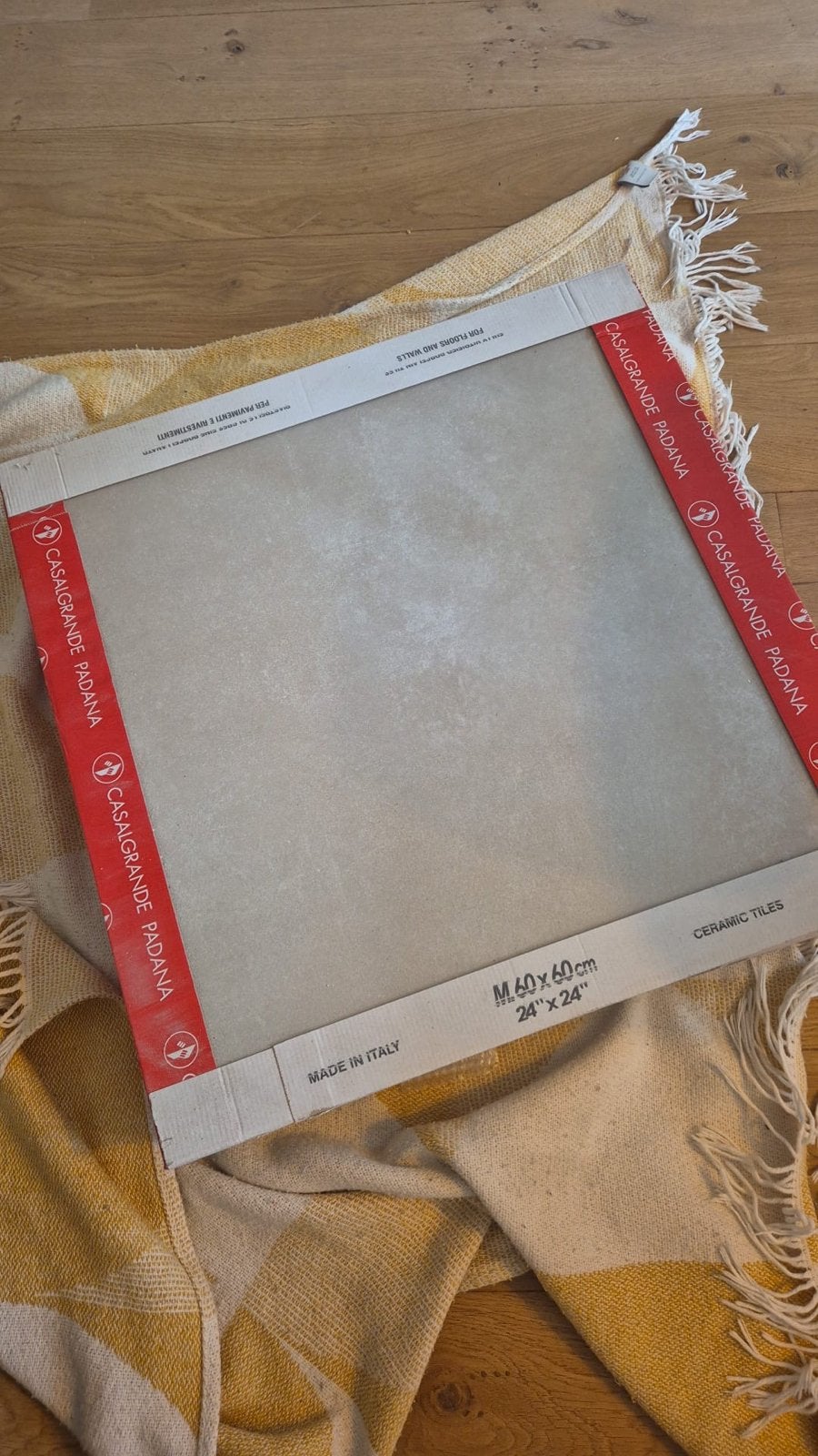 Vloertegels metropolis sand natural 60x60 cm. 4 dozen., Ophalen, 60 cm of meer, Keramiek, Nieuw