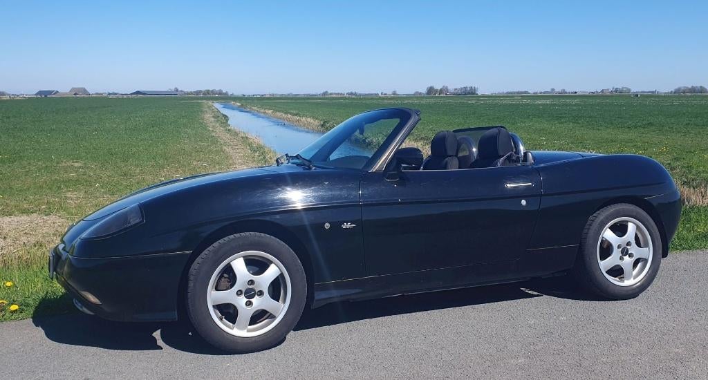 Fiat 1999 Zwart, Auto's, Fiat, Particulier, Barchetta, ABS, Airbags, Airconditioning, Centrale vergrendeling, Elektrische buitenspiegels