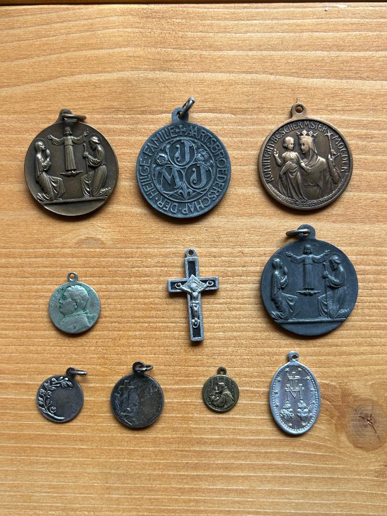 10 stuks penningen set (5), Ophalen of Verzenden, Nederland, Munten