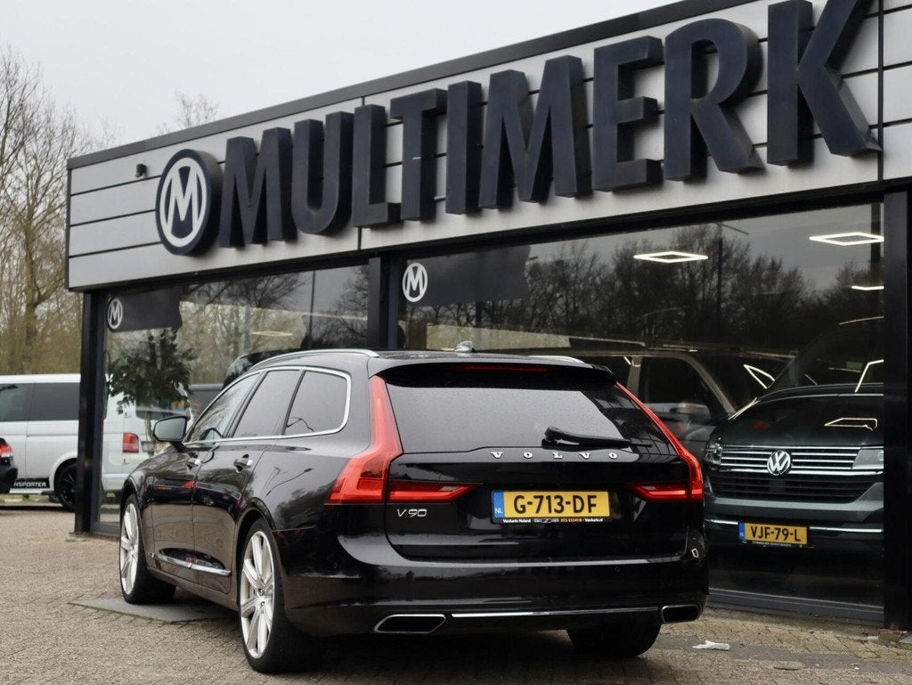 Volvo V90 2.0 D5 AWD Inscription, Panorama Massage, Camera, Auto's, Automaat, Euro 6, 1969 cc, Zwart