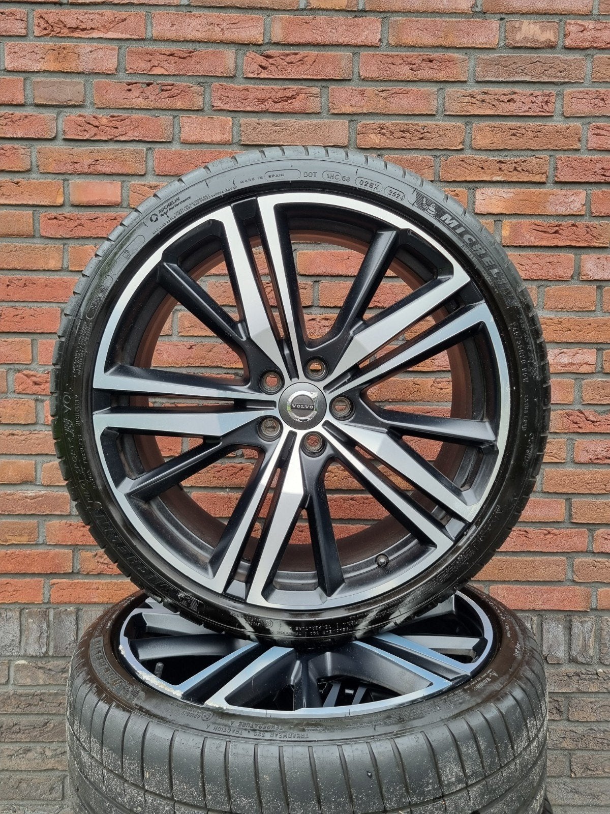 Originele Volvo V60 velgen - 20 inch - Michelin Pilot Sport4, Ophalen, Banden en Velgen, Personenwagen, 20 inch