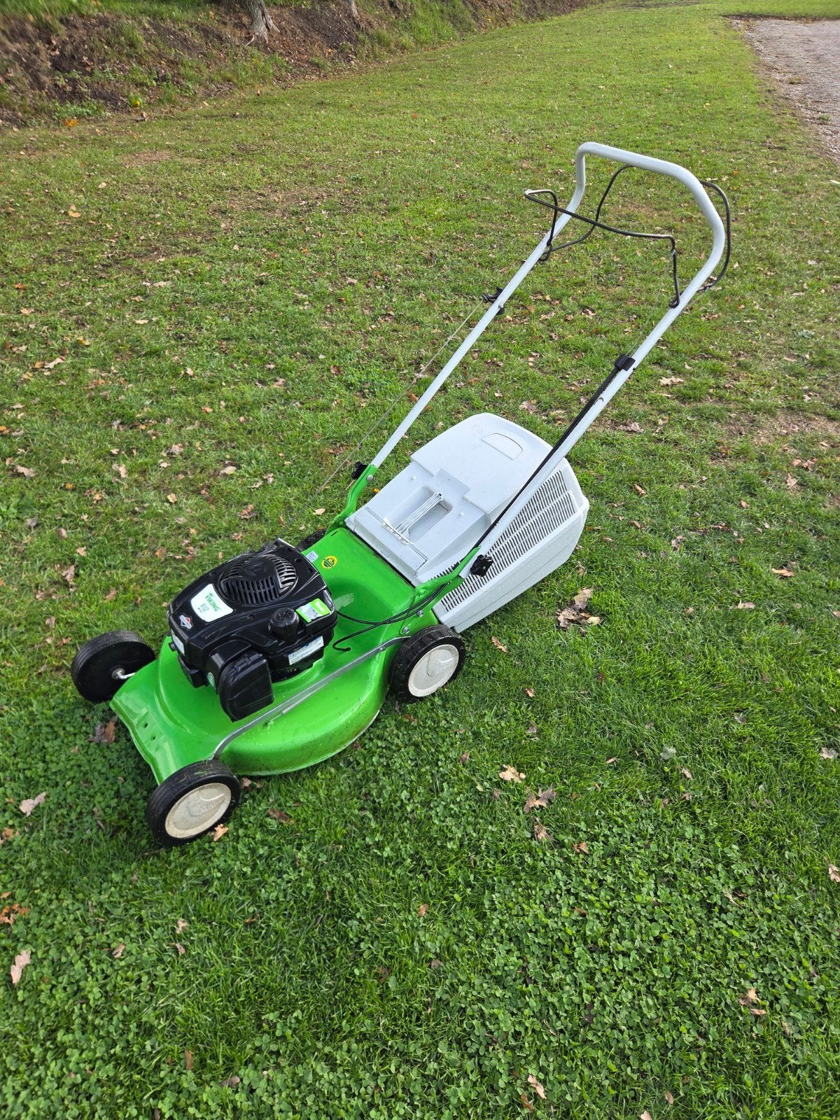 Viking MB 253 t gazonmaaier, Tuin en Terras, Gebruikt, Ophalen of Verzenden, Opvangbak, Benzine-grasmaaier