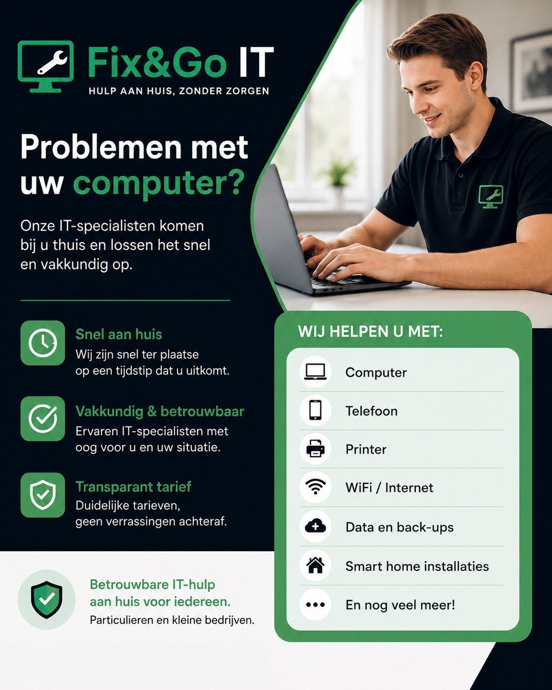 Computer Hulp. Online of aan huis!, Ophalen, Zo goed als nieuw