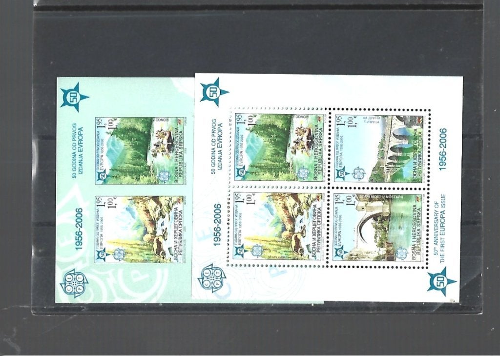 NR 758 BOSNIE 2 BLOKKEN POSTFRIS, Ophalen of Verzenden, Overige landen, Postfris