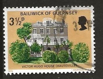 Guernsey 31, Victor Hugo huis voor sjopper, Verzenden, Gestempeld