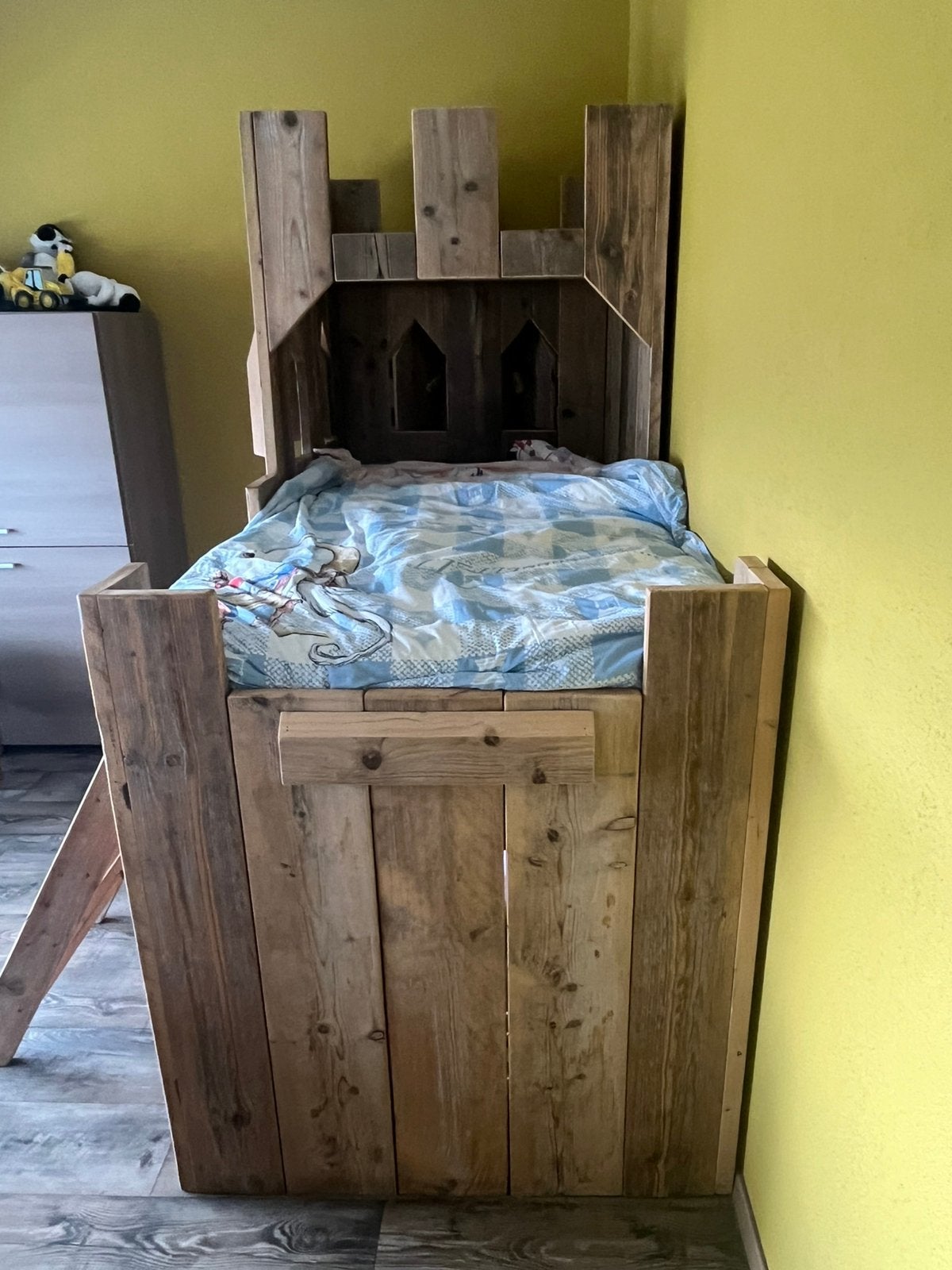 Kinderbed /Hoogslaper, Ophalen, Zo goed als nieuw, Hoogslaper