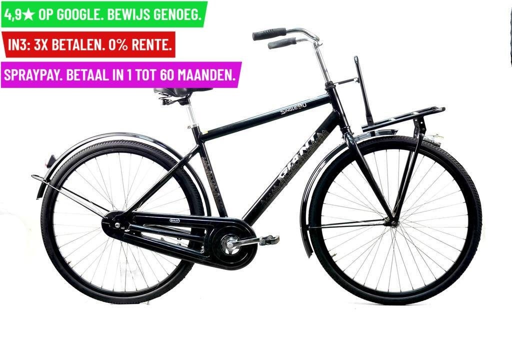 Herenfiets Giant Single 4U 28"/52cm/1ver - Garantie/Levering, 9713 Bv Groningen, Gebruikt, Giant, Giant