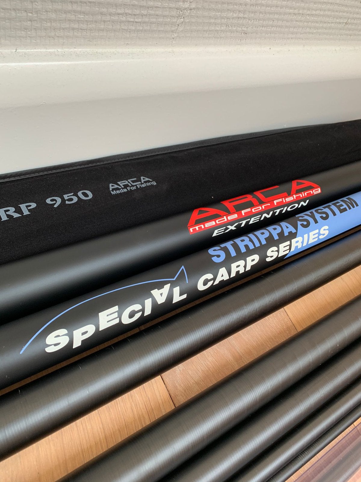 Nieuwe Arca Carp vaste hengel + extension + topset, 9.50m, Arca, Nieuw, Ophalen of Verzenden, Arca
