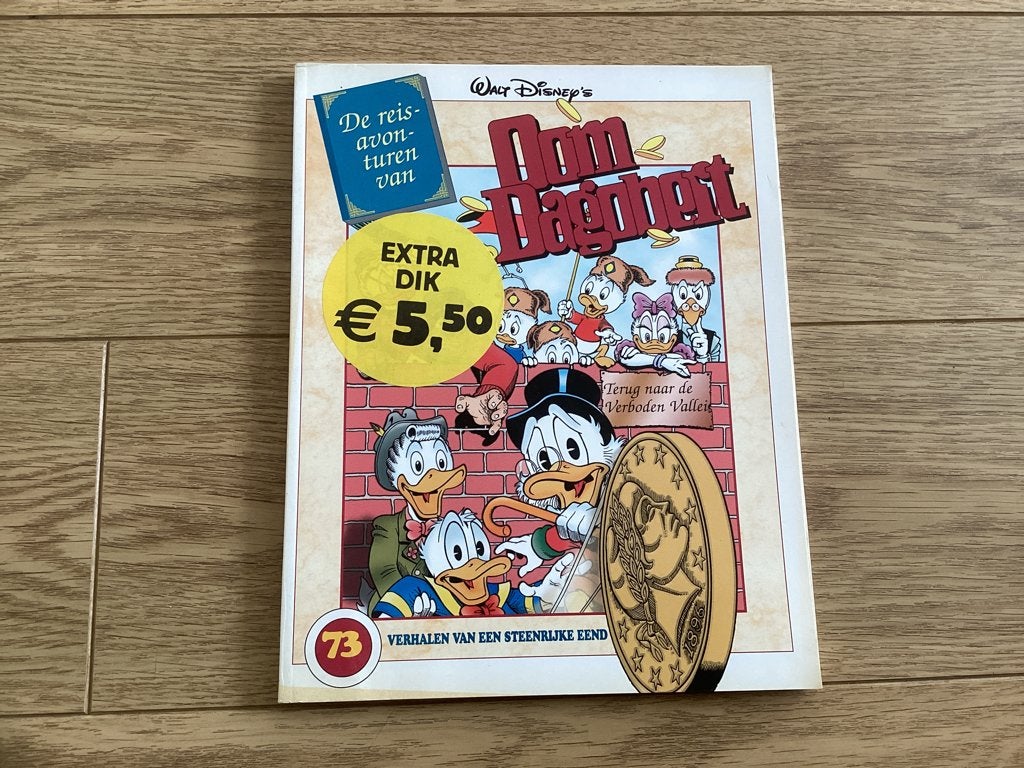 Oom Dagobert, Donald Duck, Mickey Mouse strips, Eén stripboek, Ophalen of Verzenden, Zo goed als nieuw