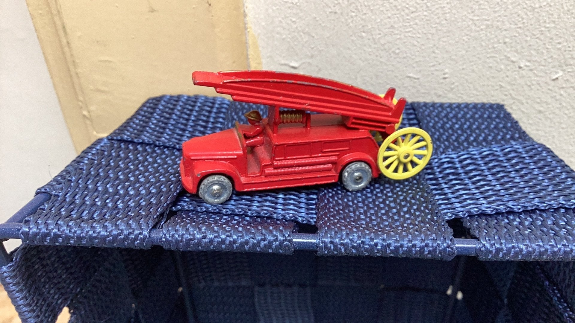 Matchbox ladderwagen brandweer, Ophalen of Verzenden, Zo goed als nieuw