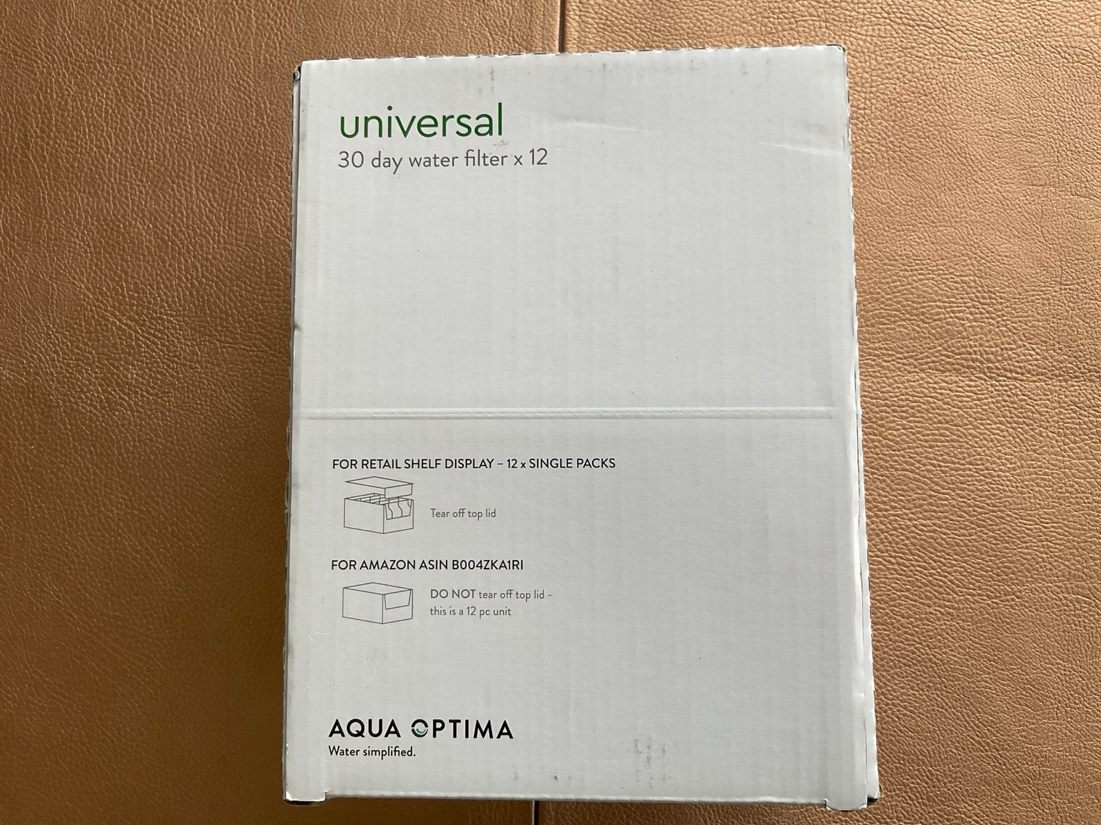 17x Aqua Optima Universal 30 dagen waterfilter, Ophalen of Verzenden, Nieuw