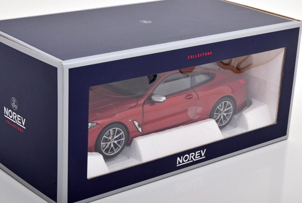 BMW 850I 2019 ORANJE METALLIC 1/18 NOREV ref. 183285, Verzenden, Nieuw, Auto, Norev