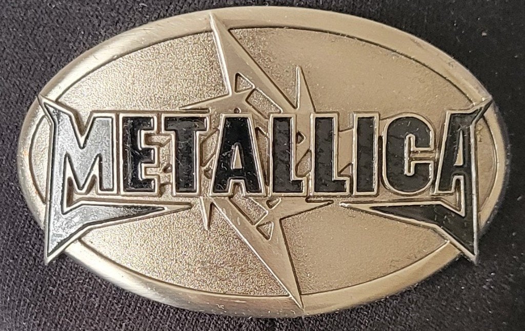 Metallica pet/cap zwart met metalen embleem collectors item, Verzenden, Zo goed als nieuw, Overige typen