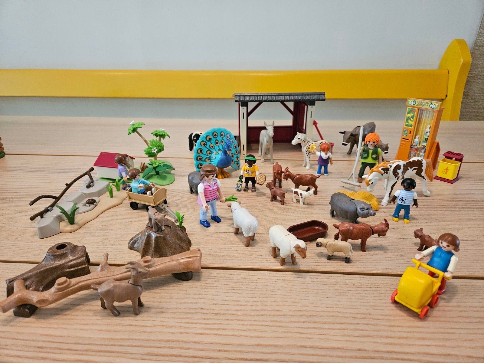 Grote Playmobil kinderboerderij set met veel figuren, Ophalen of Verzenden, Gebruikt, Jongen of Meisje