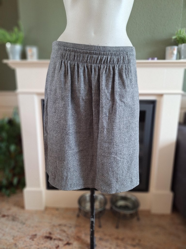 Bogner grijze wollen gevoerde rok M 38, Kleding | Dames, Maat 38/40 (M), Verzenden, Bogner, Zo goed als nieuw