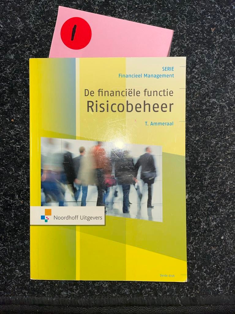De financiële functie Risicobeheer - T. Ammeraal, Ophalen of Verzenden, Zo goed als nieuw, Economie en Marketing