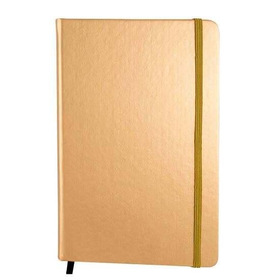 Goud en Roze metallic glans kaft notitieboekjes A5, Diversen, Notitieboeken, Verzenden, Nieuw, A5