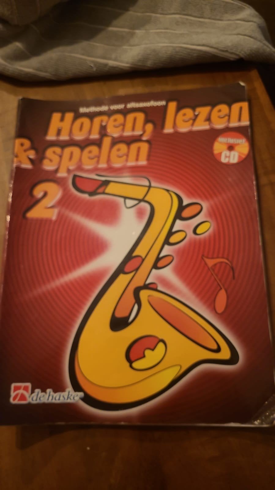 Horen, lezen & spelen 2 - Methode voor altsaxofoon + CD, Ophalen of Verzenden, Gebruikt, Houtblazer