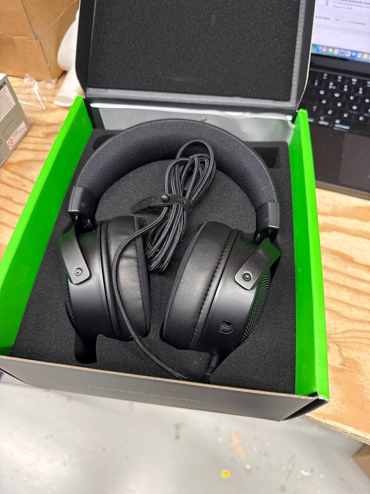 Razer Kraken V3 HyperSense Gaming Headset, Audio, Tv en Foto, Verzenden, Razer, Microfoon, Zwart