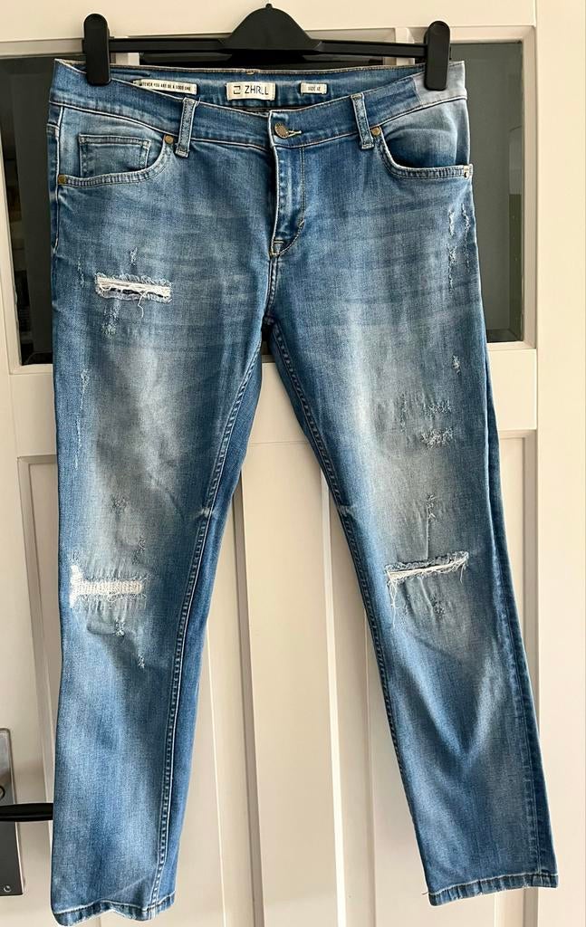 Zhrill jeans maat 32 - Comfortabele denim met lichte slijtag, Ophalen of Verzenden, Gedragen, Blauw, W30 - W32 (confectie 38/40)
