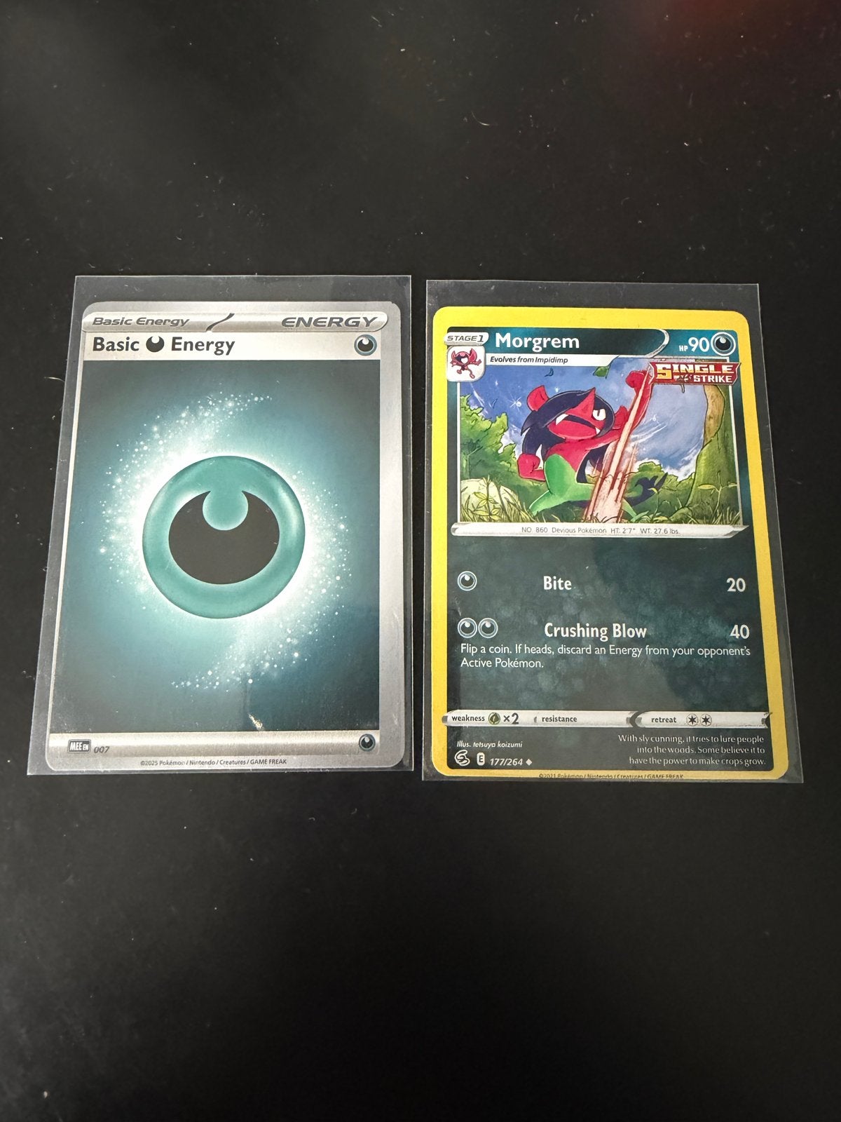 2x misprint/miscut error Pokemon kaarten - Zeldzaam-, Ophalen of Verzenden, Gebruikt, Meerdere kaarten