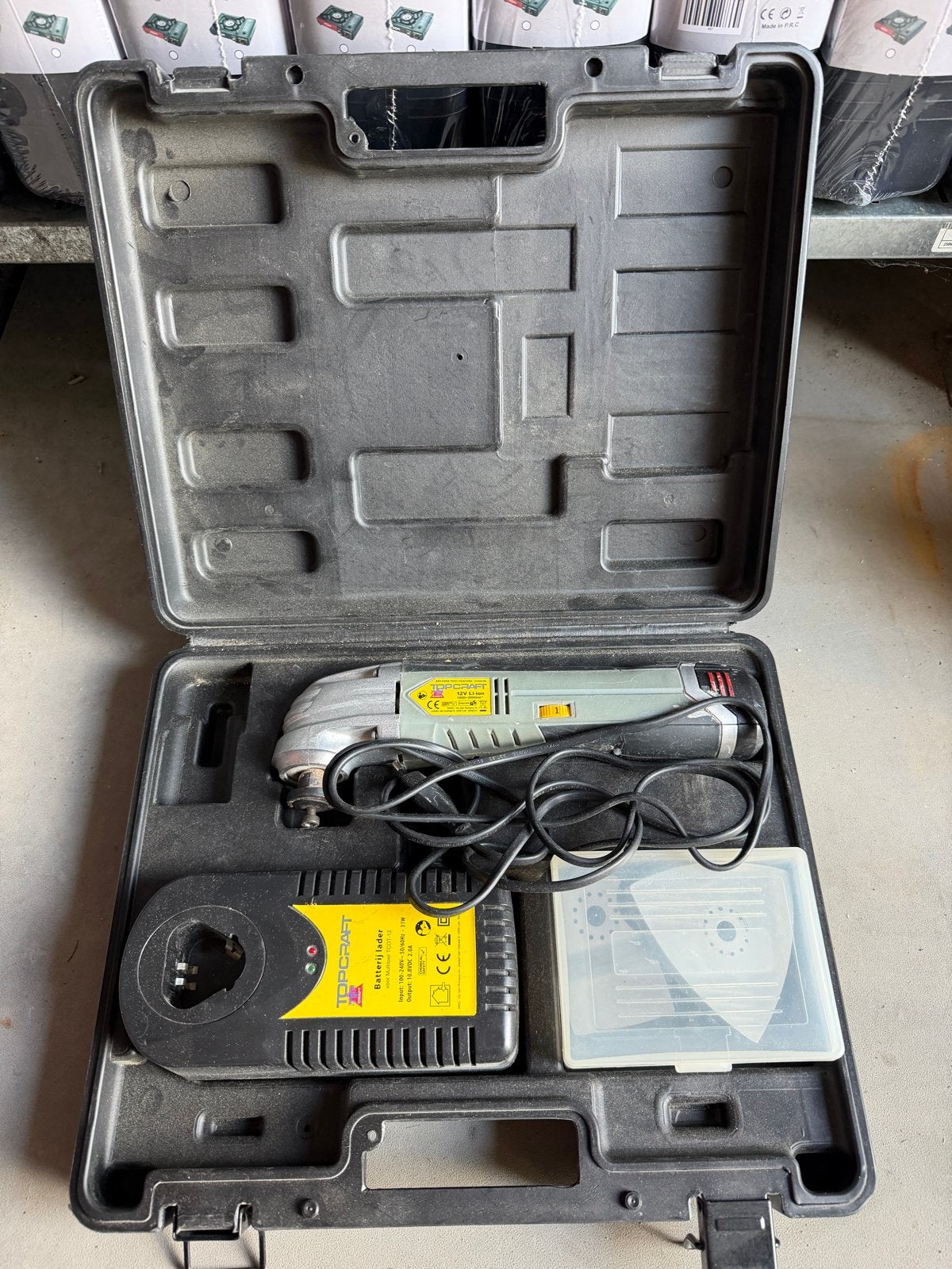 Topcraft Multitool met oplader en accessoires, Ophalen, Gebruikt, Overige merken, Topcraft