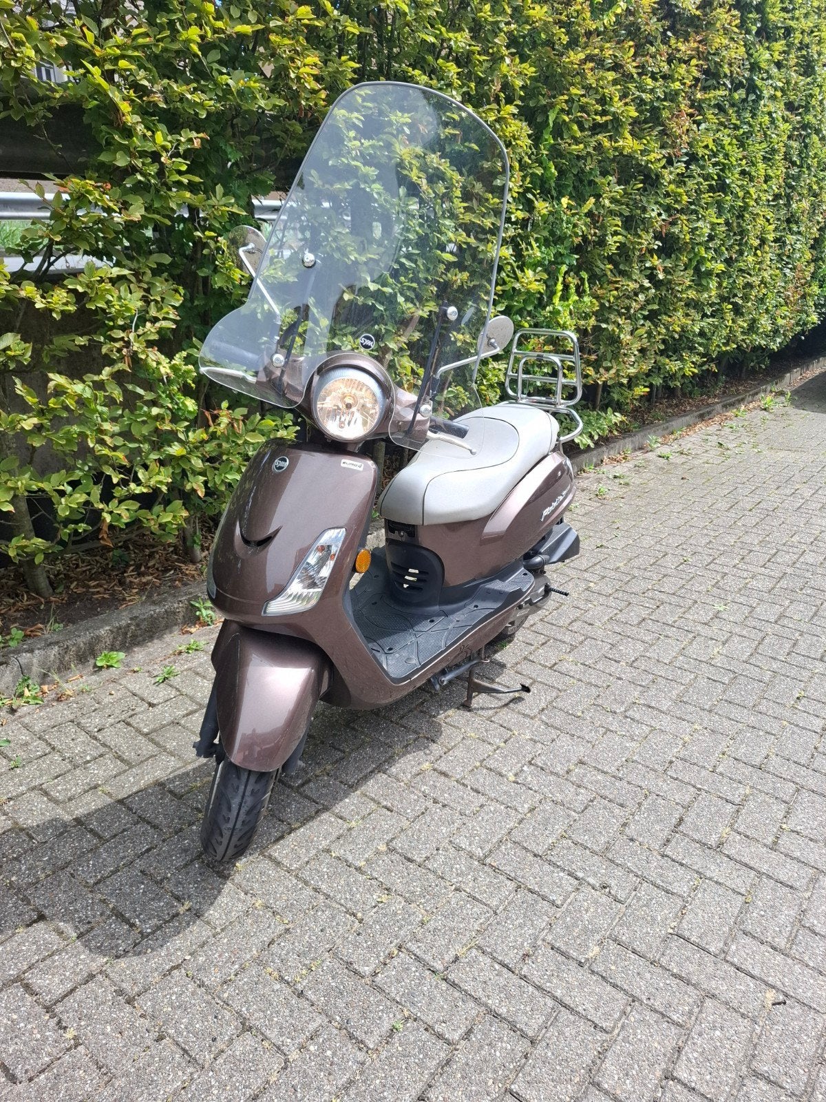 Sym Fiddle 2 uit 2019 - Geel kenteken, Fietsen en Brommers, Scooters | SYM, Ophalen, Gebruikt, Maximaal 45 km/u, Benzine