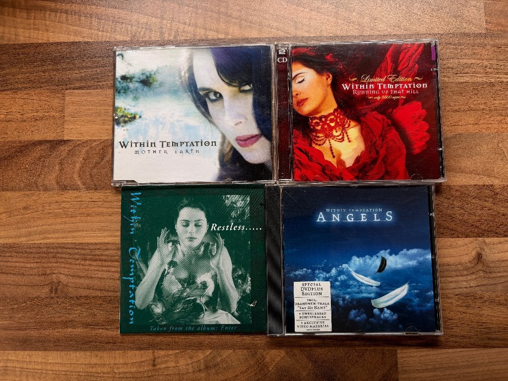 Within Temptation CD Singles (9 stuks) vanaf 4,25, Ophalen of Verzenden, Zo goed als nieuw, Rock en Metal