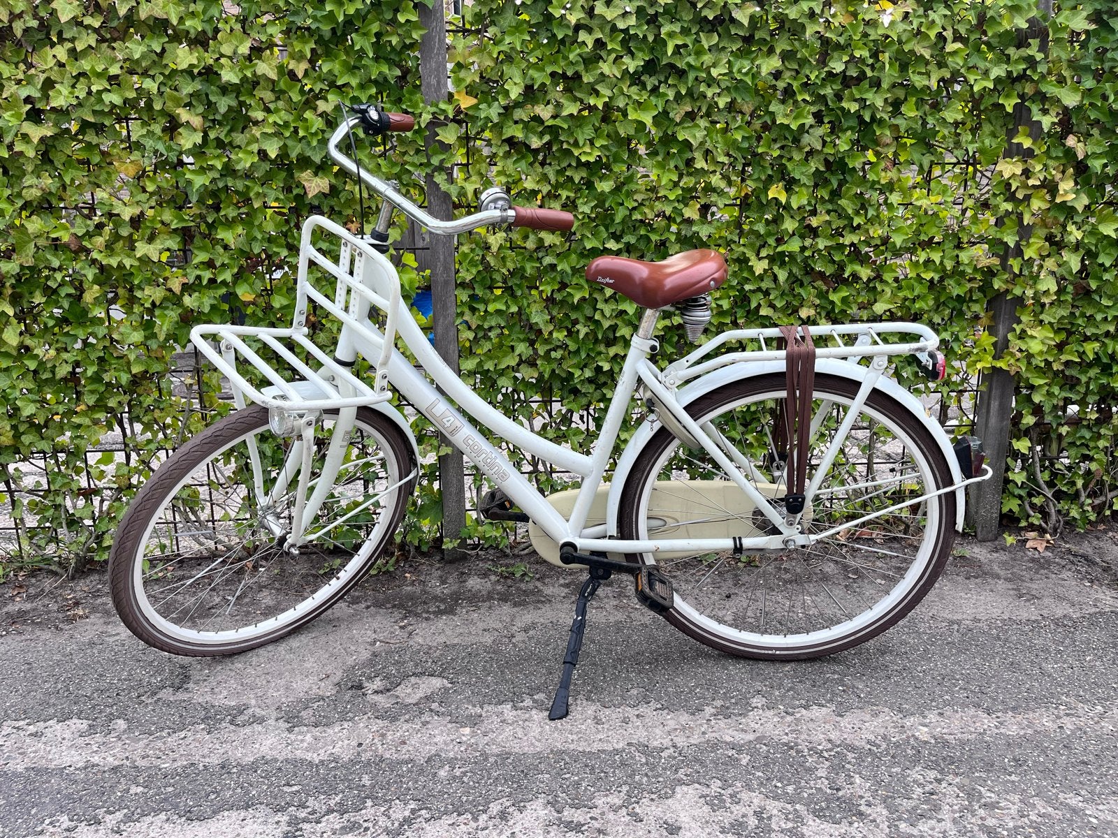 Cortina fiets met voordrager en terugtraprem, Overige merken, Terugtraprem, Gebruikt, Ophalen of Verzenden