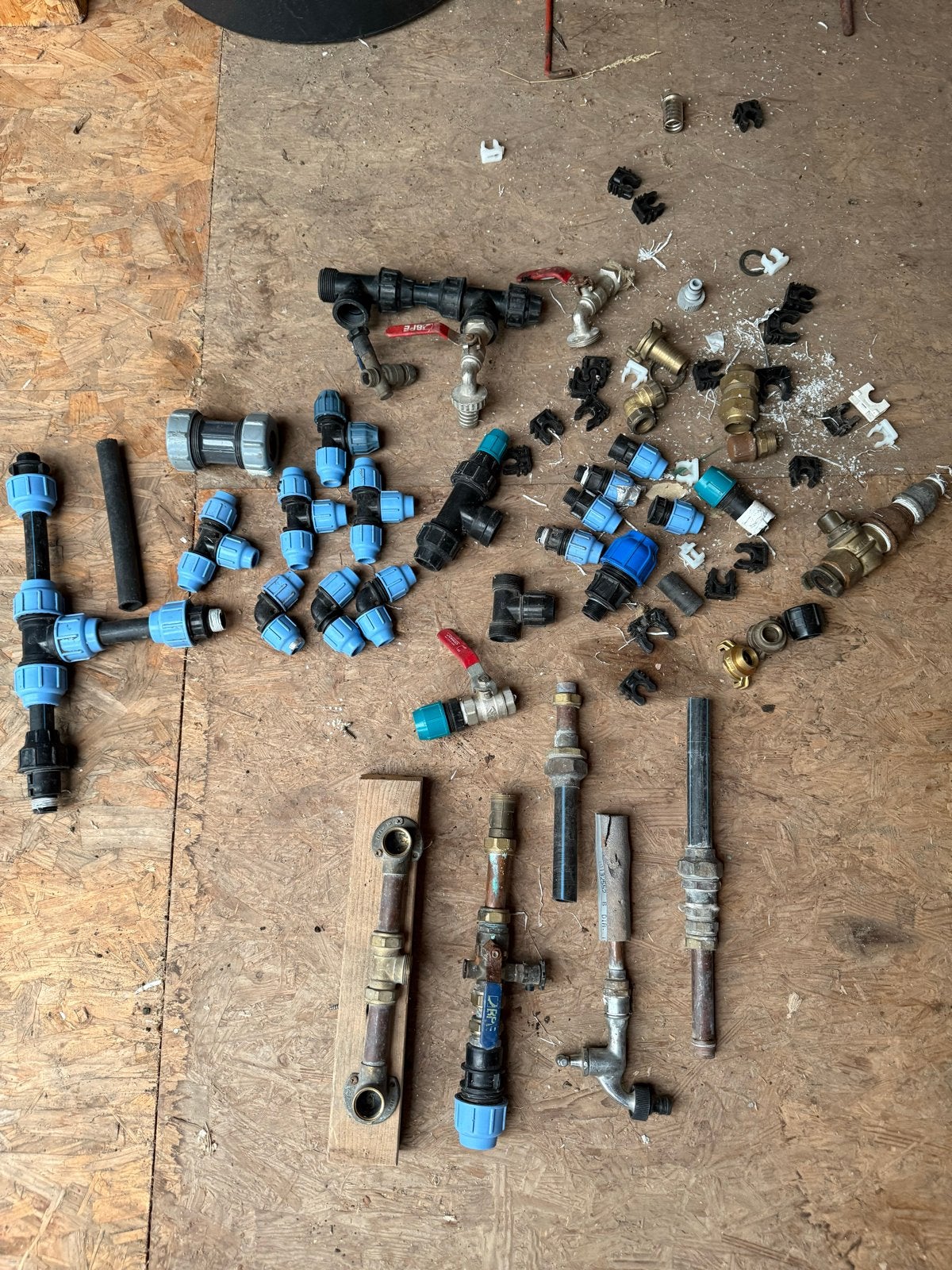 Tyleen koppelingen, t-stukken en bochten, Overige materialen, Gebruikt, Overige typen, Minder dan 2 meter