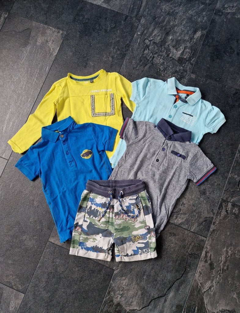 Quapi kledingset maat 98 / 104, Verzenden, Quapi, Jongen, Shirt of Longsleeve