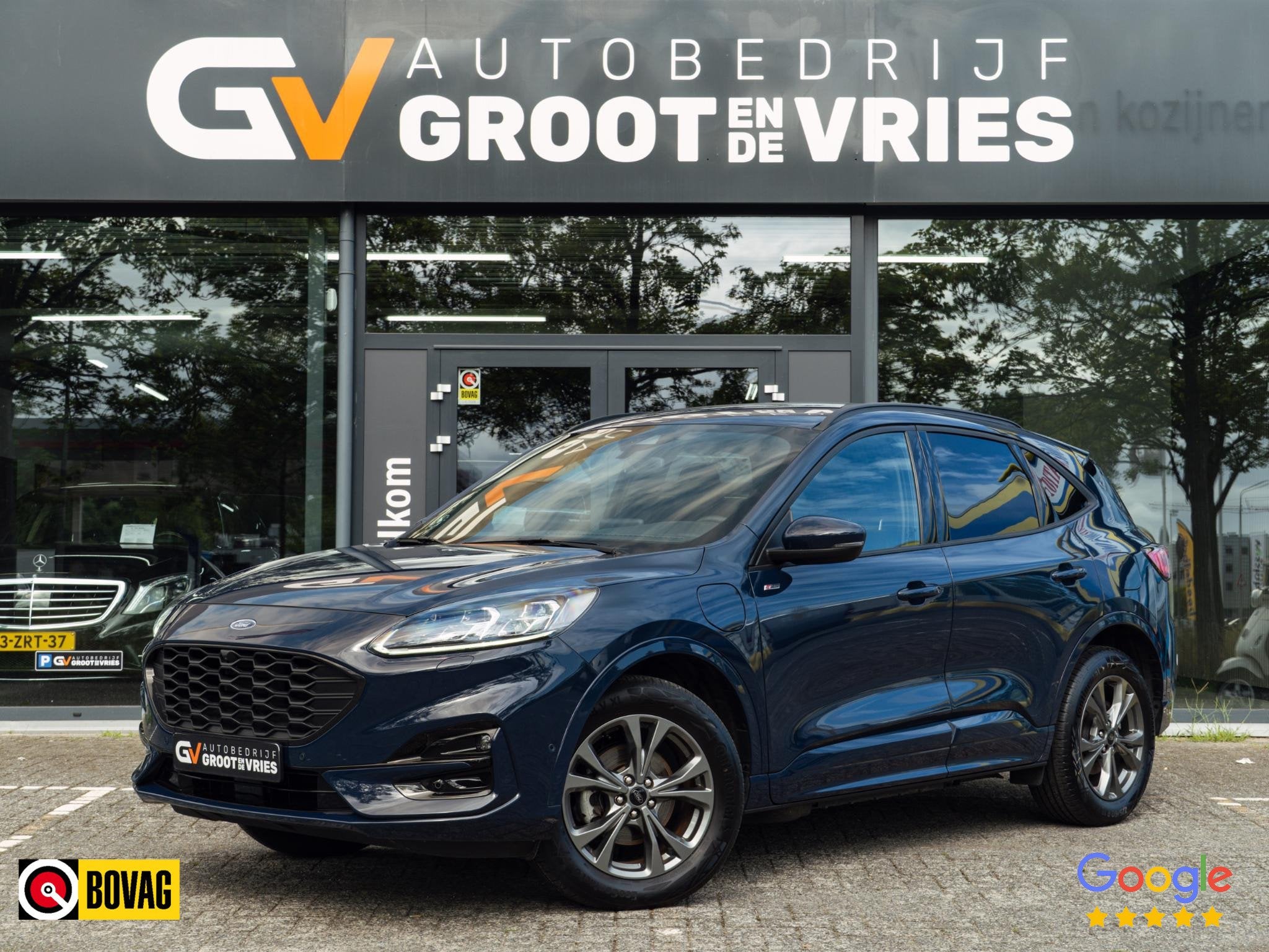 Ford Kuga 2.5 PHEV ST-Line X|Winterpack|Camera, 14 kWh, Euro 6, 4 cilinders, Blauw