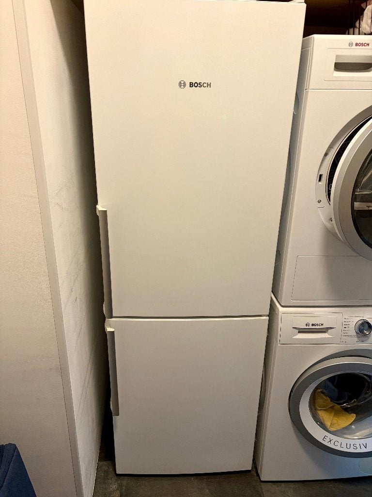 Bosch Koelkast met Vriezer - Gebruikt, Ophalen, Gebruikt, 200 liter of meer, 60 cm of meer