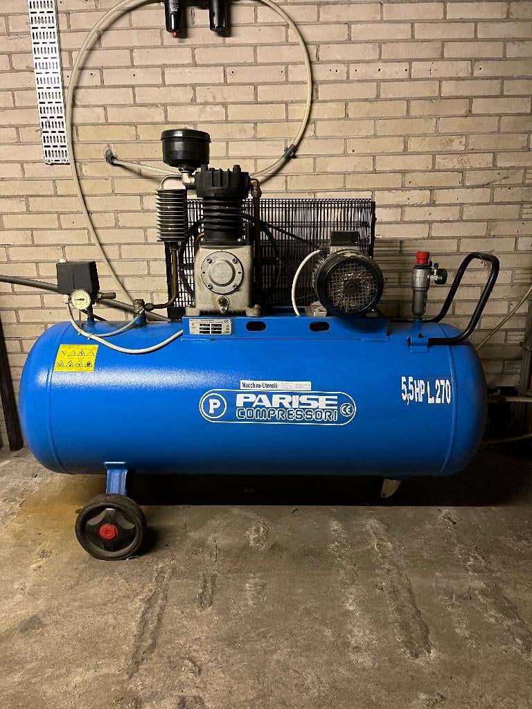 parise compressor P300sct, Doe-het-zelf en Verbouw, Compressors, Ophalen, Parise compressori, Zo goed als nieuw, Parise compressi
