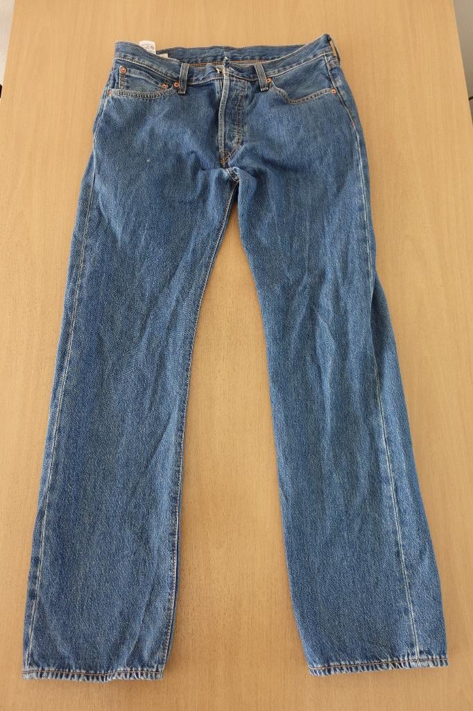 Levi’s 501 0114, Kleding | Heren, Spijkerbroeken en Jeans, Gedragen, Overige jeansmaten, Blauw, Ophalen of Verzenden