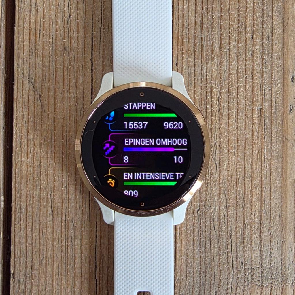 Garmin venu 2s, Sieraden, Tassen en Uiterlijk, Smartwatches, Ophalen of Verzenden, Stappen, Zwart, Android