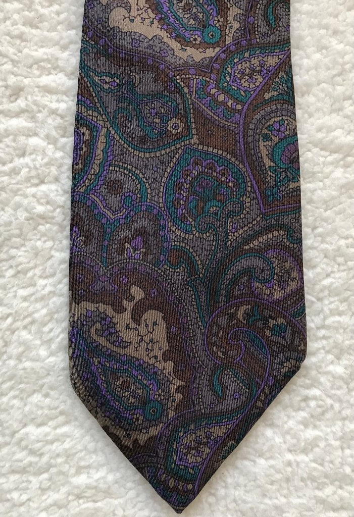 Stropdas MICHAELIS Paisley dessin, Overige kleuren, Michaelis, Ophalen of Verzenden, Zo goed als nieuw