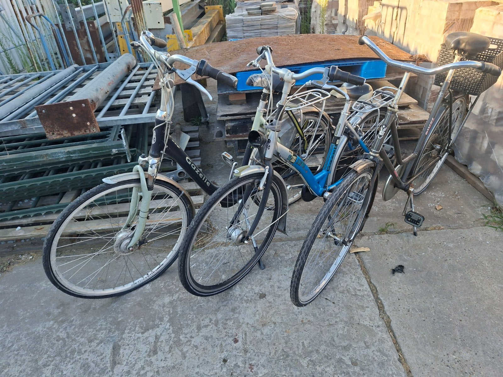 3 Dames Stationfietsen Opknappers - Gazelle en meer, 53 tot 56 cm, Ophalen, Gebruikt, Gazelle