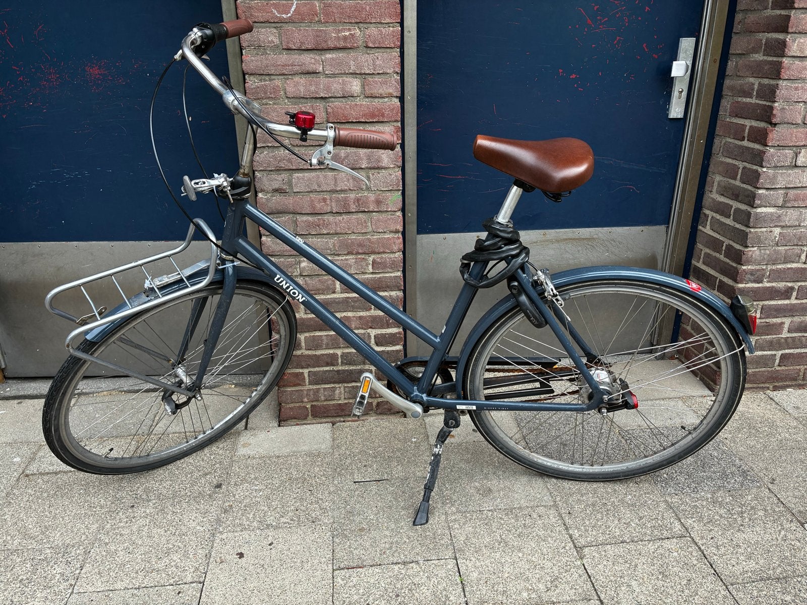 Gazelle Union fiets - Weinig gebruikt, voorrem stuk., Ophalen, Gebruikt, Velgrem, 56 cm of meer