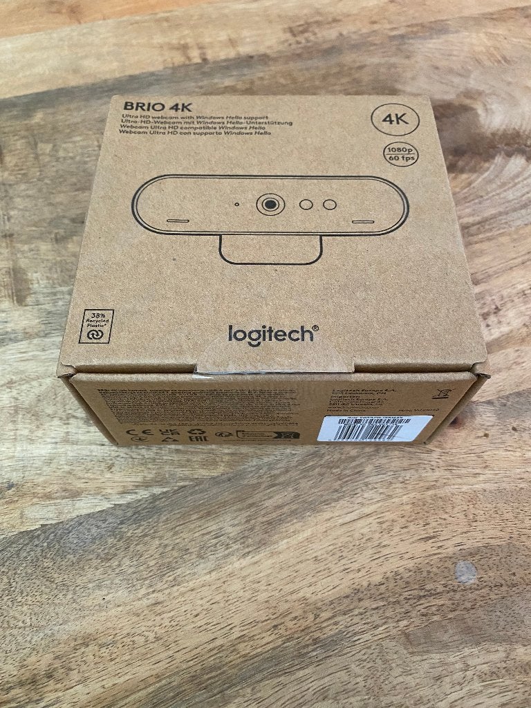 Logitech webcam BRIO 4K [nieuw], Logitech brio 4k, Nieuw, Ophalen of Verzenden, Fotofunctie