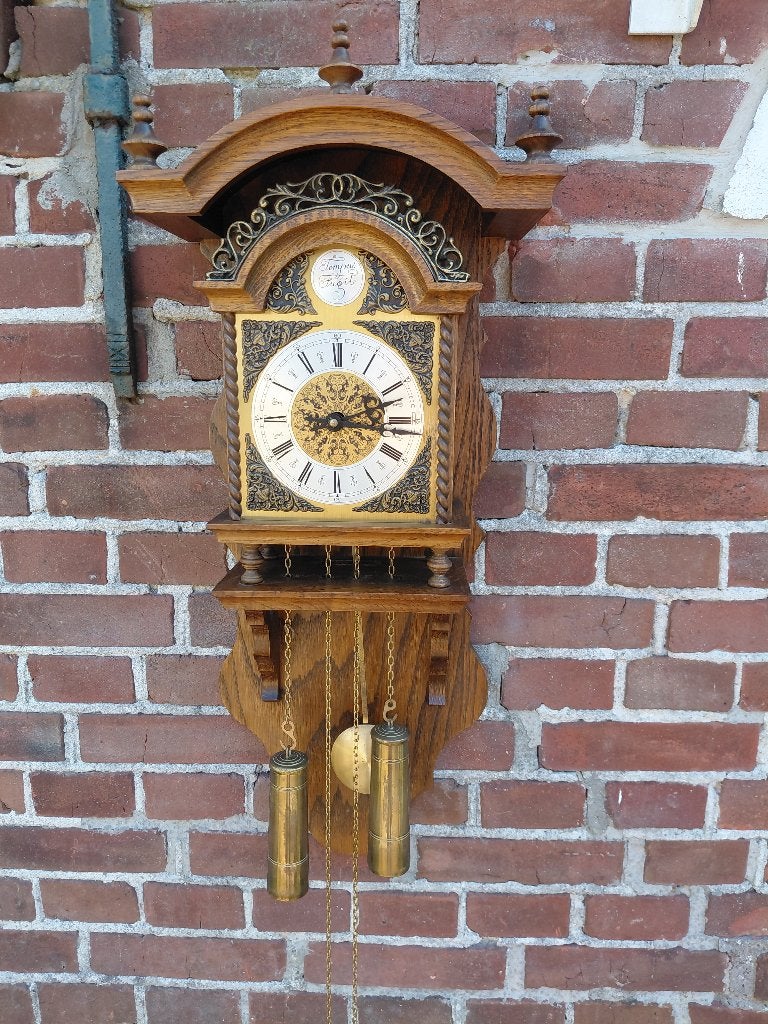 Salander klok, gemerkt Tempus Fuoil., Antiek en Kunst, Ophalen of Verzenden