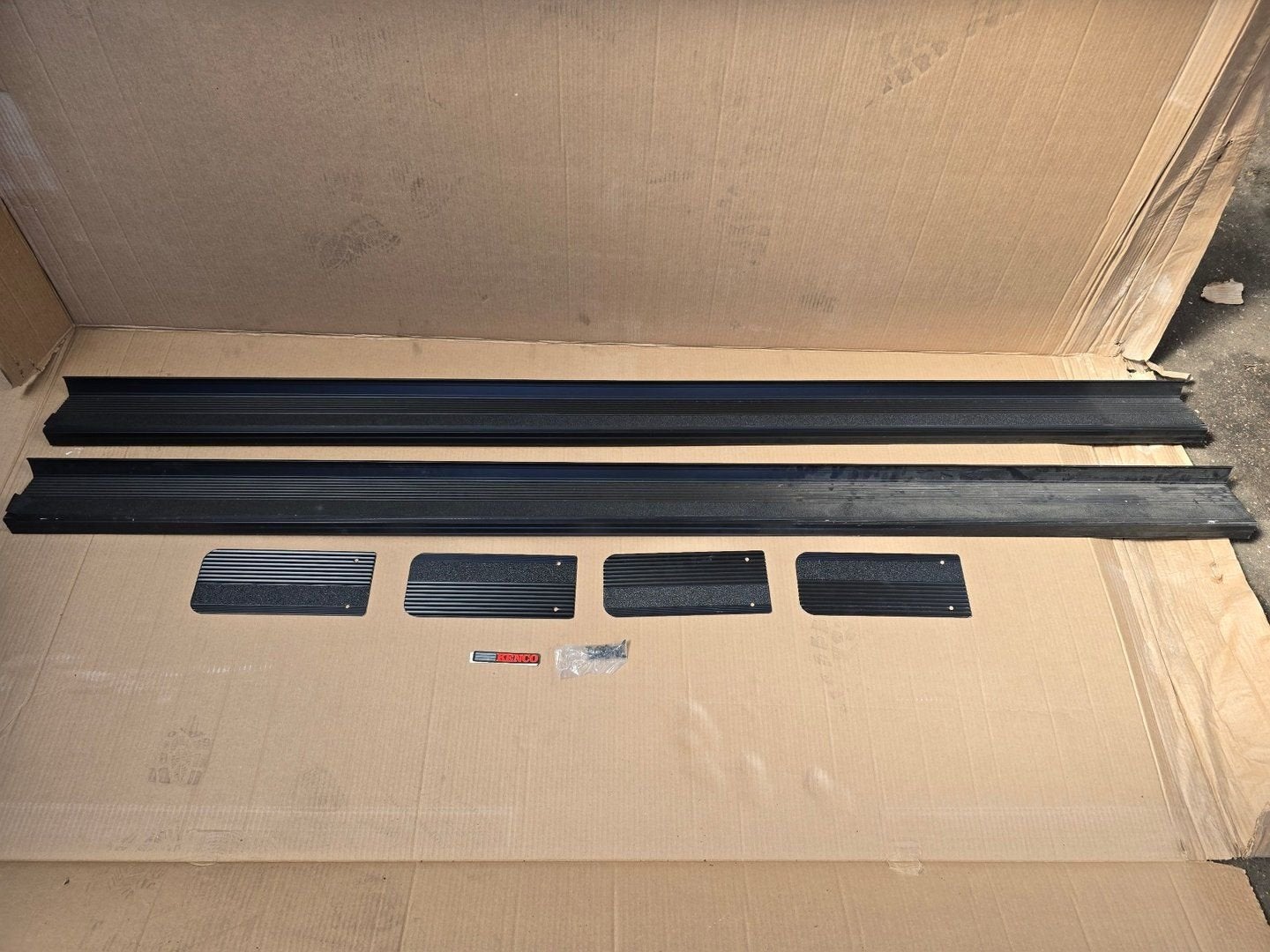 Kenco running boards zwart – pickup treeplanken set, Ophalen, Gebruikt, -, -